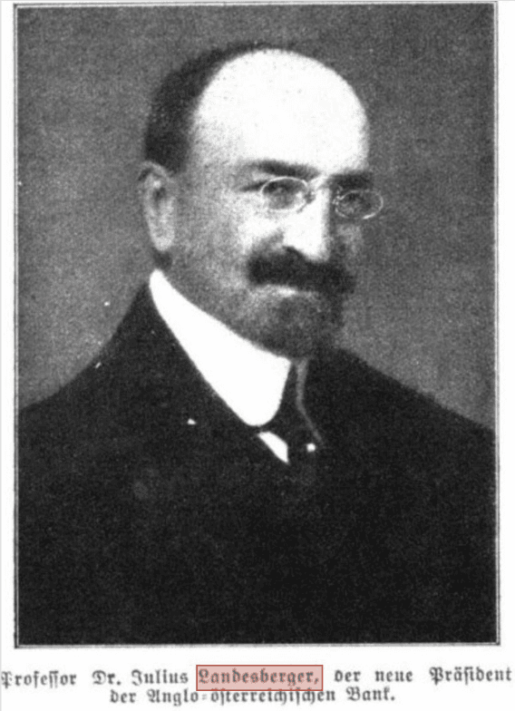 Portrait von Julius Landesberger
